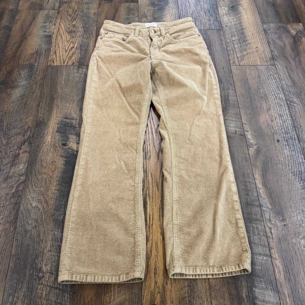Pilcro and the Letterpress Corduroy Pants Tan Bootcut Size 28 Anthropologie
